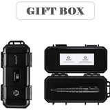 RovyVon Commander C10 Tactical Titanium Pen - Available in Natural Ti, Sandblasted, and PVD Black