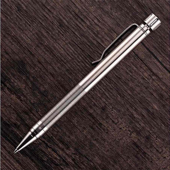 RovyVon C20 Tactical Titanium Pen - Available in Machined Raw or Vintage Brass