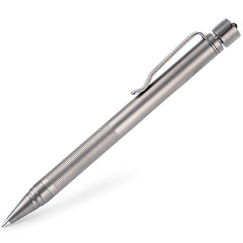RovyVon C20 Tactical Titanium Pen - Available in Machined Raw or Vintage Brass