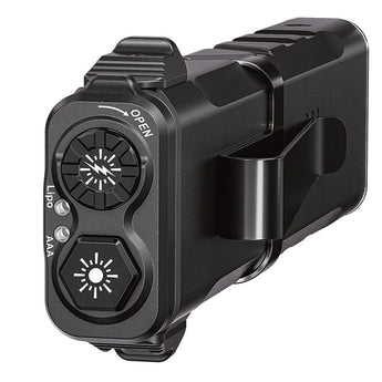 RovyVon Angel Eyes E30 USB-C Rechargeable LED Flashlight - Luminus SST-40 - 2600 Lumens - Uses Built-in 900mAh Li-ion Battery Pack - Black or Marble Gray