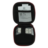 RovyVon Angel Eyes E4 Hybrid Keychain USB-C Rechargeable LED Flashlight - Titanium - Cool or Warm White LED