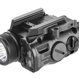 RovyVon GL4 Pro 4 in 1 Rail Mounted LED Flashlight - 400 Lumens - Green Laser - IR Laser - IR Illuminator - Includes 1 x CR123A