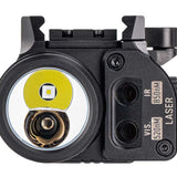 RovyVon GL4 Pro 4 in 1 Rail Mounted LED Flashlight - 400 Lumens - Green Laser - IR Laser - IR Illuminator - Includes 1 x CR123A