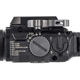 RovyVon GL4 Pro 4 in 1 Rail Mounted LED Flashlight - 400 Lumens - Green Laser - IR Laser - IR Illuminator - Includes 1 x CR123A