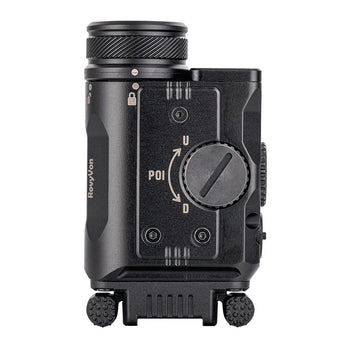 RovyVon GL4 Pro 4 in 1 Rail Mounted LED Flashlight - 400 Lumens - Green Laser - IR Laser - IR Illuminator - Includes 1 x CR123A