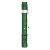 RovyVon Hybrid H3 EDC USB-C Rechargeable LED Penlight - 500 or 400 Lumens - CREE XP-G3 or Nichia 219C - Uses Built-In 330 mAh Li-Po Battery Pack or AAA or 10440 - Black or Green