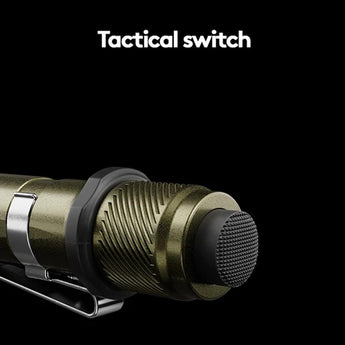 RovyVon Hybrid H3 Pro Urban EDC Tactical USB-C Rechargeable LED Flashlight - 600 Lumens - CREE XP-L HI - Uses Built-In 330 mAh Li-Po Battery Pack or AA or 14500 - Black or Desert Tan