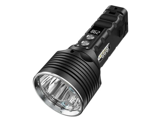 RovyVon S2 Premium USB-C Rechargeable Spot and Flood LED Searchlight - 10000 Lumens - CREE XHP 70.2 - Includes 2 x 21700