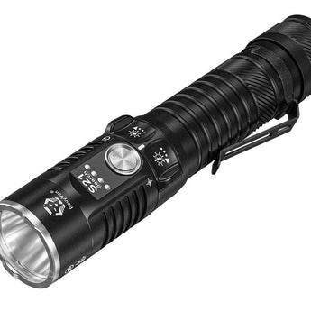 RovyVon S21 EDC LED Flashlight - 3000 Lumens - Includes 1 x USB-C Rechargeable 21700 - Black or Gunmetal
