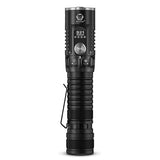RovyVon S21 EDC LED Flashlight - 3000 Lumens - Includes 1 x USB-C Rechargeable 21700 - Black or Gunmetal