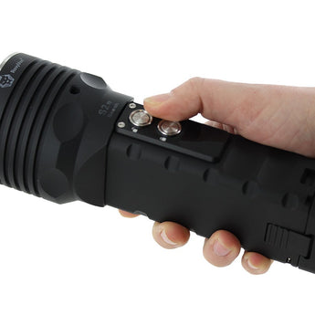 RovyVon S2i USB-C Rechargeable Elite Spot and Flood LED Searchlight - 5000 Lumens - CREE XHP 70.2 - Includes 2 x 21700