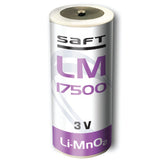 Saft LM-17500 A Size 3000mAh 3V Lithium Manganese Dioxide (Li-Mn0.2) Button Top Primary Battery - Bulk