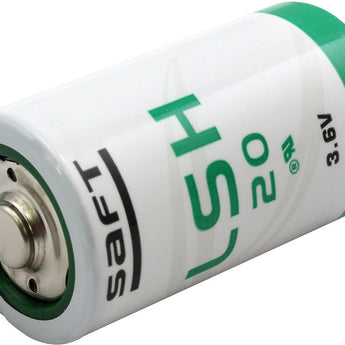 Saft LSH20 D 13000mAh 3.6V 4A Lithium-Thionyl Chloride (LiSOCI2) Button Top Battery - Bulk