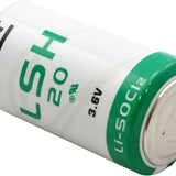 Saft LSH20 D 13000mAh 3.6V 4A Lithium-Thionyl Chloride (LiSOCI2) Button Top Battery - Bulk