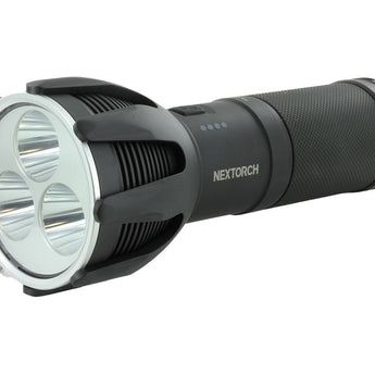 Nextorch Saint Torch 30 USB-C Rechargeable LED Searchlight - 8000 Lumens - 3 x CREE XHP50.2-K4 - Uses Built-In Li-ion Battery Pack
