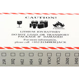 Samsung 26J 18650 2600mAh 3.7V Lithium Ion (Li-Ion) Unprotected Flat Top Battery