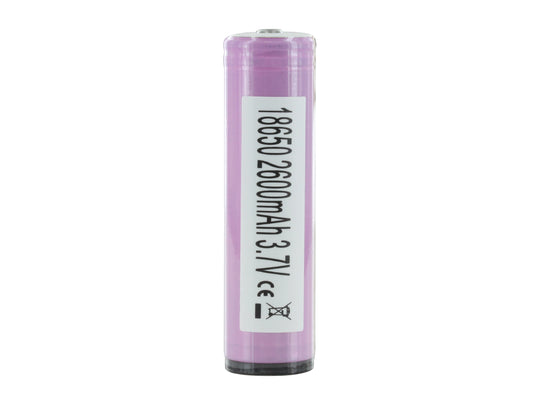 Samsung 26J 18650 2600mAh 3.7V Lithium Ion (Li-Ion) Protected Button Top Battery - Boxed