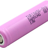 Samsung 30Q INR 18650 3000mAh 3.7V Unprotected High-Drain 15A Lithium Ion (Li-ion) Flat Top Battery