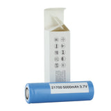 Samsung 50E INR 21700 5000mAh 3.7V High-Drain 10A Lithium Ion (Li-ion) Unprotected Flat Top Battery