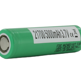 Samsung 50S 21700 3.6V 5000mAh 25A Flat Top Battery