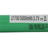 Samsung 50S 21700 3.6V 5000mAh 25A Flat Top Battery