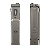 RovyVon Angel Eyes E40 USB-C Rechargeable EDC LED Flashlight - 3600 Lumens - 650nm Red Side Light - 365nm UV Side Light - Uses Built-in 3000mAh Li-ion Battery Pack - Choice of Color