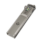 RovyVon Angel Eyes E40 USB-C Rechargeable EDC LED Flashlight - 3600 Lumens - 650nm Red Side Light - 365nm UV Side Light - Uses Built-in 3000mAh Li-ion Battery Pack - Choice of Color