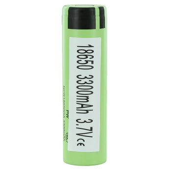 Sanyo NCR 18650GA 3500mAh 3.7V Unprotected High-Drain 10A Lithium Ion (Li-ion) Flat Top Battery - 4 Pieces