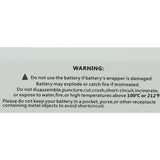 Sanyo NCR 18650GA 3500mAh 3.7V Unprotected High-Drain 10A Lithium Ion (Li-ion) Flat Top Battery - 2 Pieces
