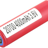 Sanyo NCR 20700 4200mAh 3.7V Unprotected High-Drain 15A Lithium Ion (Li-ion) Flat Top Battery - Boxed