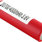 Sanyo NCR 20700 4200mAh 3.7V Unprotected High-Drain 15A Lithium Ion (Li-ion) Flat Top Battery - Boxed