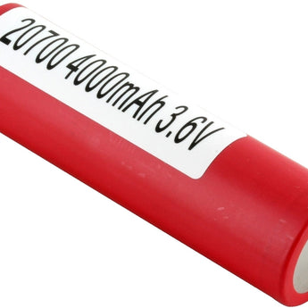 Sanyo NCR 20700 4200mAh 3.7V Unprotected High-Drain 15A Lithium Ion (Li-ion) Flat Top Battery - Boxed