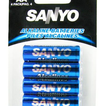 Sanyo SEC-AC4AA AA Alkaline- 4-Pack