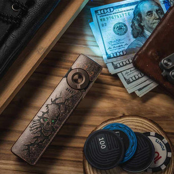 Olight Arkfeld Pro Rechargeable LED Flashlight - 1300 Lumens - Cool White or Neutral White LED - 365nm UV - 520nm Green Laser - Uses Built-in 1500mAh Li-Poly Battery Pack - Black and Additional Colors