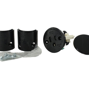 Sillites SCR Tamper-Resistant Self-Contained Receptacle Outlet - 15 Amp 120 Volt - Black (SCRMB)