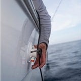 SeaSucker 4.5in Vacuum Mount with Flat-Top or Pointed Stainless Steel D-Ring - Black or White