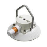 SeaSucker 4.5in Vacuum Mount with Flat-Top or Pointed Stainless Steel D-Ring - Black or White