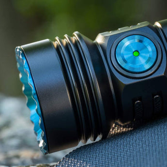 Olight Seeker 4 Mini Rechargeable LED Flashlight - Black, OD Green, Blue, Red, or Limited Edition Titanium