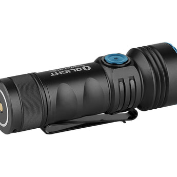 Olight Seeker 4 Mini Rechargeable LED Flashlight - Black, OD Green, Blue, Red, or Limited Edition Titanium