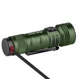 Olight Seeker 4 Mini Rechargeable LED Flashlight - Black, OD Green, Blue, Red, or Limited Edition Titanium