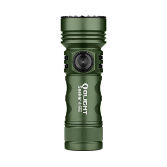 Olight Seeker 4 Mini Rechargeable LED Flashlight - Black, OD Green, Blue, Red, or Limited Edition Titanium