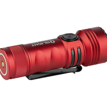 Olight Seeker 4 Mini Rechargeable LED Flashlight - Black, OD Green, Blue, Red, or Limited Edition Titanium