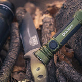 Olight Seeker 4 Pro Rechargeable LED Flashlight - 4600 Lumens - Cool White or Neutral White - Includes 1 x 21700 - Multiple Color Options