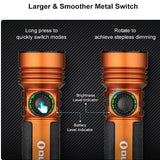 Olight Seeker 4 Pro Rechargeable LED Flashlight - 4600 Lumens - Cool White or Neutral White - Includes 1 x 21700 - Multiple Color Options