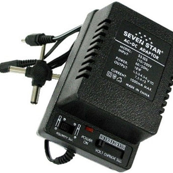 Seven Star SS105 100-240V AC input, 1.5-12V 1000 mAh DC output