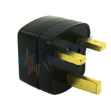 UK Plug Adapter Type G SS405 (no ground) Adapts US and EU plugs to UK
