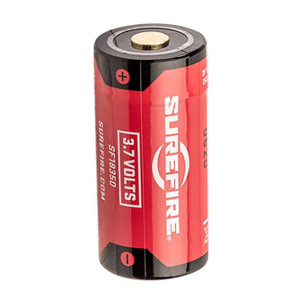 SureFire SF18350 1100mAh 3.7V Protected Lithium Ion (Li-ion) Button Top Battery with Built-in Micro-USB Charging Port