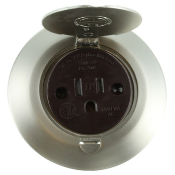 Sillites SCR Tamper-Resistant Self-Contained Receptacle Outlet - 15 Amp 120 Volt - Black (SCRMB)