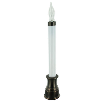 Sillites Electric Window Candle - 7.5in or 9in - Antique Bronze, Brushed Nickel, Matte Black or Polished Brass