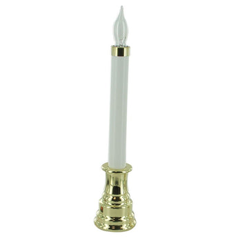 Sillites Electric Window Candle - 7.5in or 9in - Antique Bronze, Brushed Nickel, Matte Black or Polished Brass
